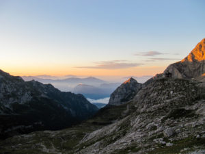 Uitzicht vanaf Rifugio Silvio Agostini